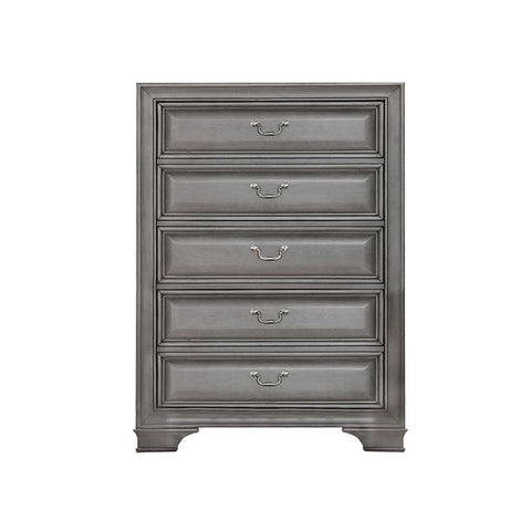 Milton 6 pc Bedroom Set in Grey