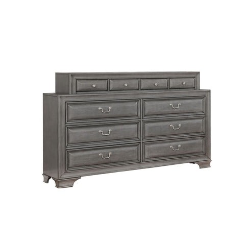 Milton 6 pc Bedroom Set in Grey