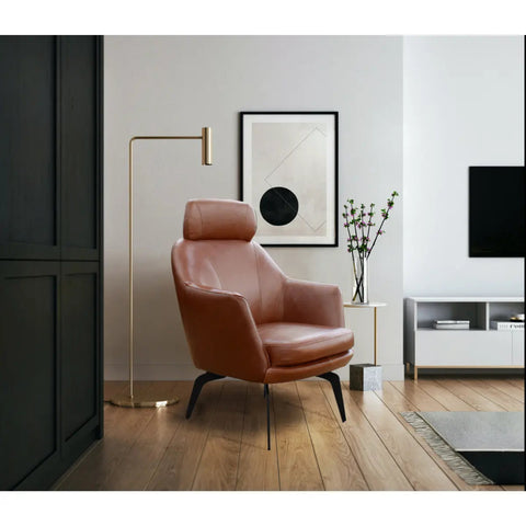 Olinda Leather Accent Chair 99960CHC Mazin