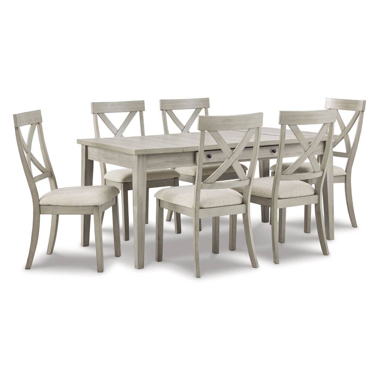 Parellen 7 PC Dining Set in Grey