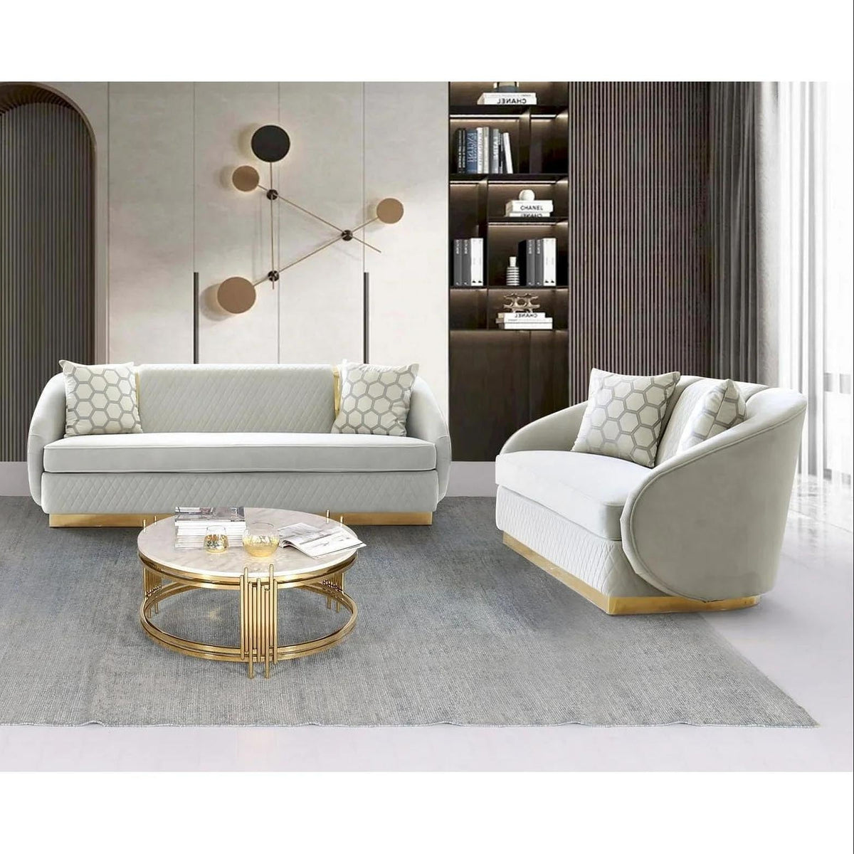 Penelope Sofa and Loveseat Set