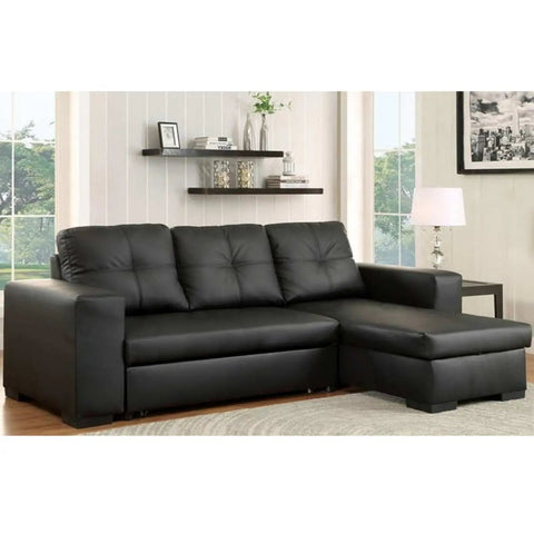 Reversible Sofa Bed Sectional with Storage Chaise 9032 International Furniture
