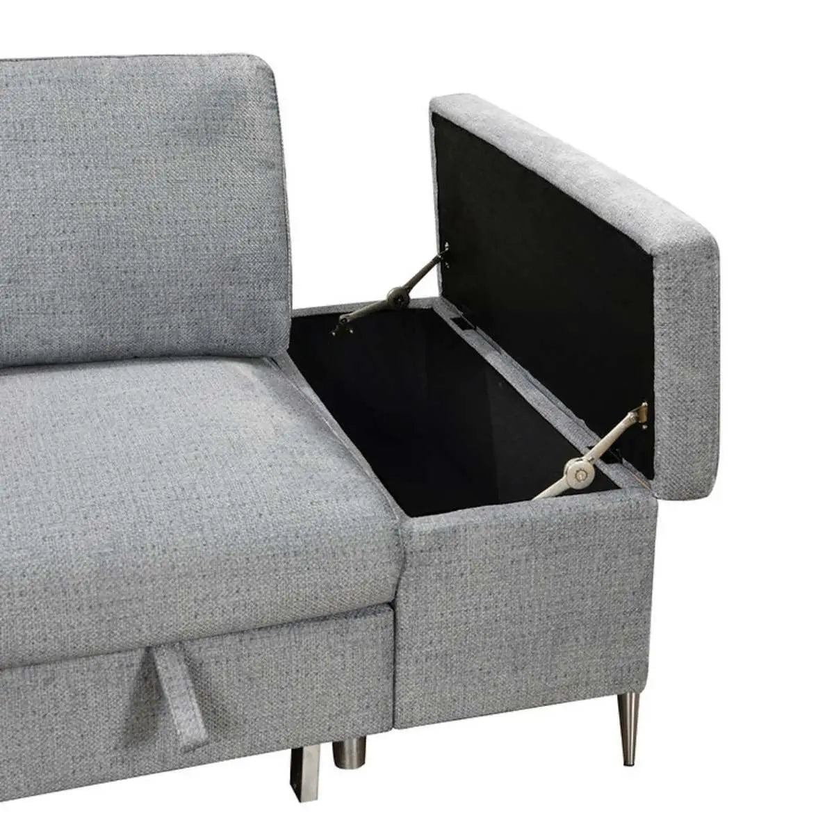9022 Sofa Bed Sectional with Storage Bench IF