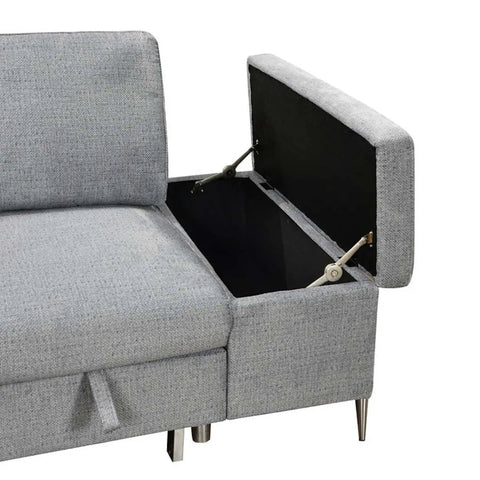 9022 Sofa Bed Sectional with Storage Bench IF