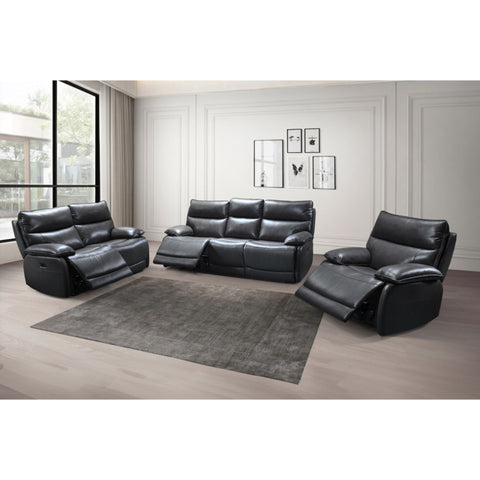 Leather Power Recliner 3pc Sofa Set T1117