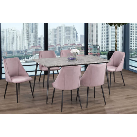 7 Piece Dining Table Set T3207/212