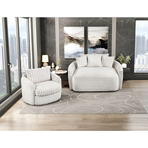 Tomball Accent Chair in Beige