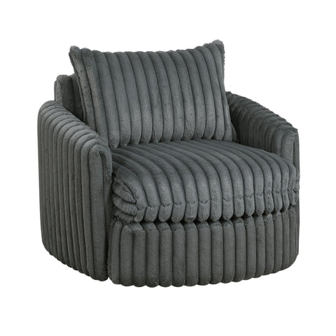 Tomball Accent Chair in Dark Grey