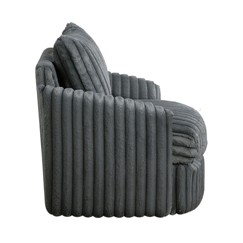 Tomball Accent Chair in Dark Grey