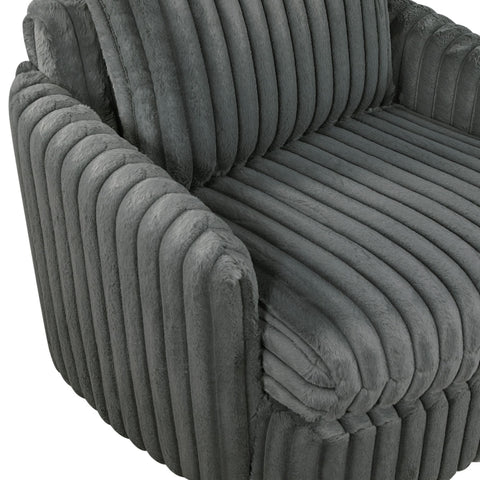 Tomball Accent Chair in Dark Grey