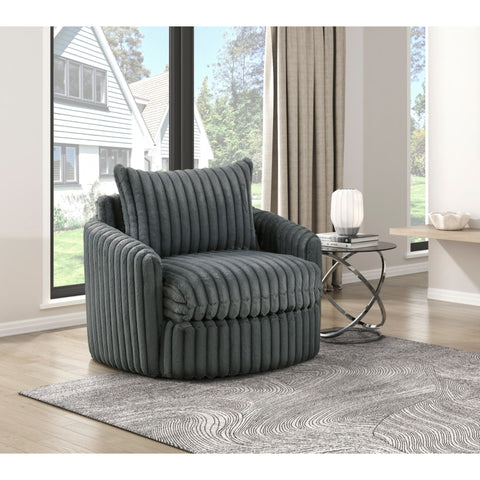 Tomball Accent Chair in Dark Grey
