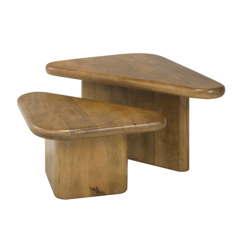 47721- Occasional Table Set in Walnut