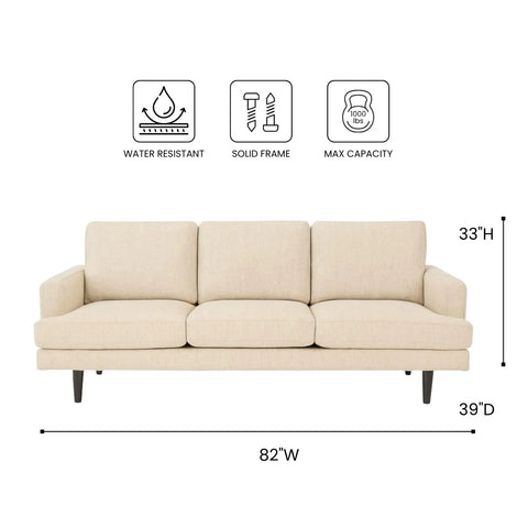Wilma Sofa in Caramel
