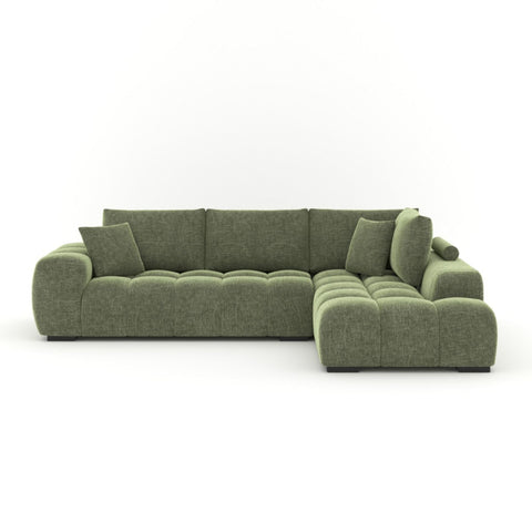 Zara RHF Sectional in Green