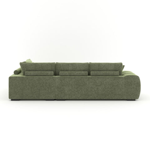 Zara RHF Sectional in Green