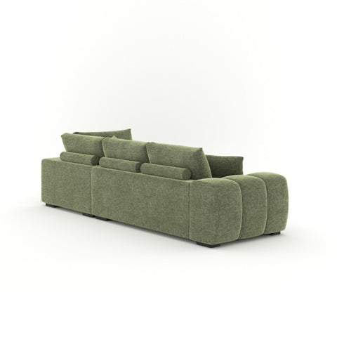 Zara RHF Sectional in Green