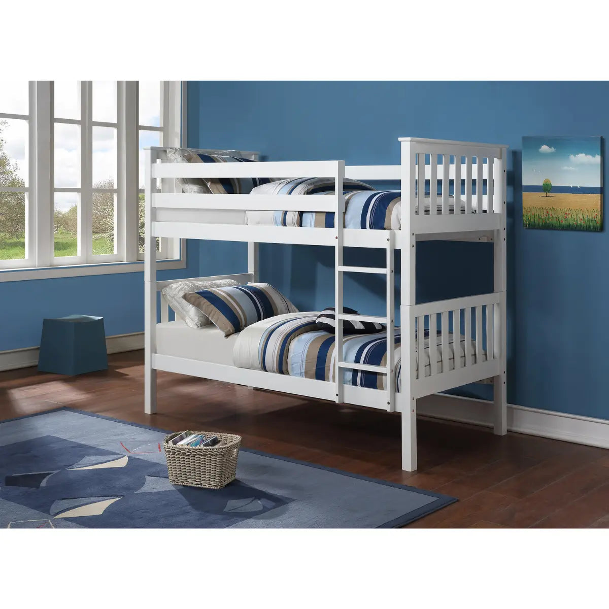 Twin Over Twin Bunkbed B101W International Furniture