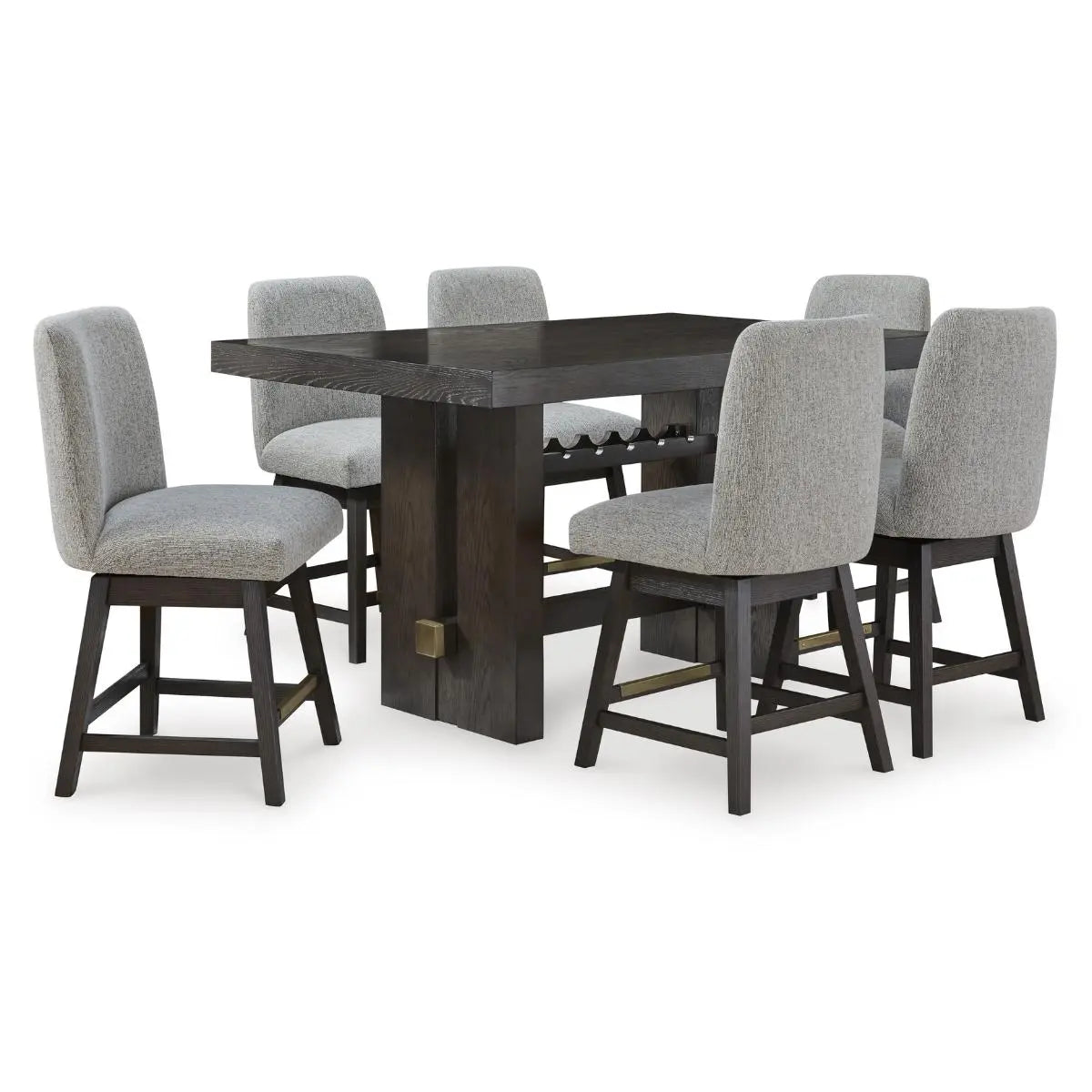  Burkhaus Pub Dining Set in Dark Brown | Signature Design by Ashley