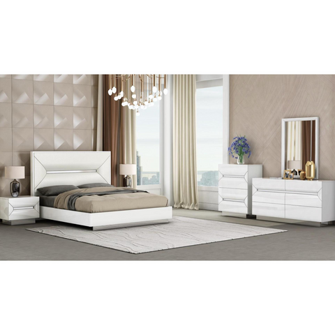 Cypress Bedroom Set in White.