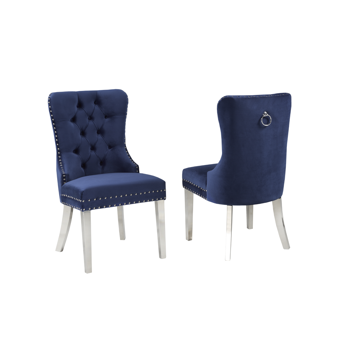 F459 -Dining Chair,Set OF 2 in Navy