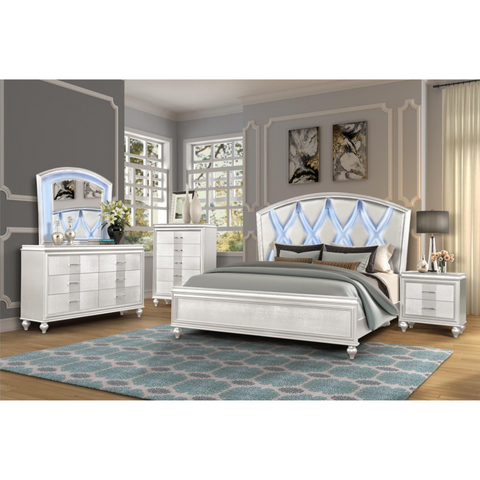 Ginger Bedroom Set in White.
