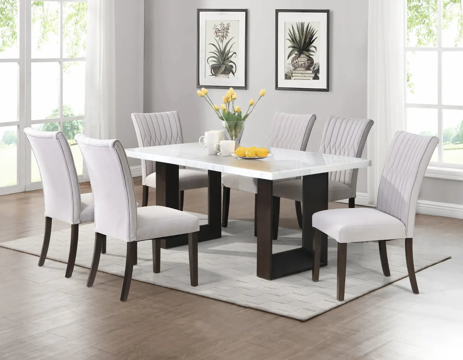 Hyperion 7Pc Dining Set 5766 - Mazin