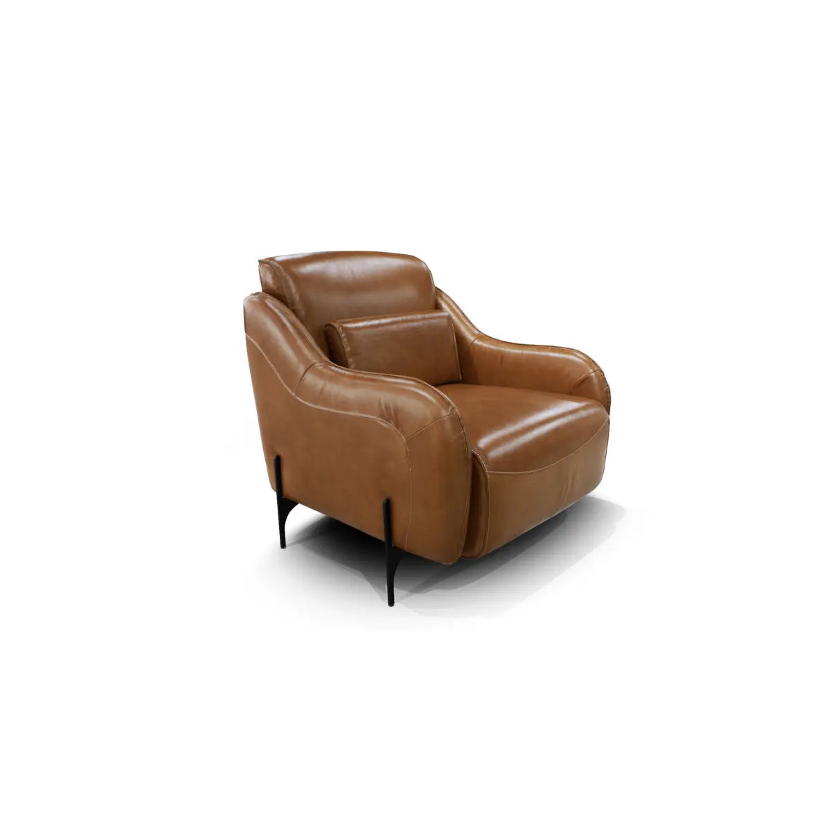 Palo Leather Accent Chair 99959BRW Mazin