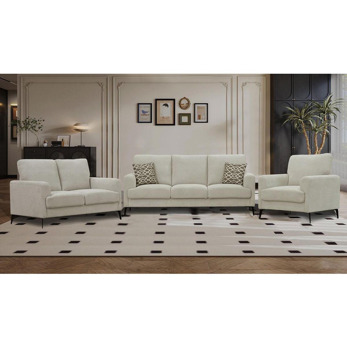 Rhea Sofa in Beige