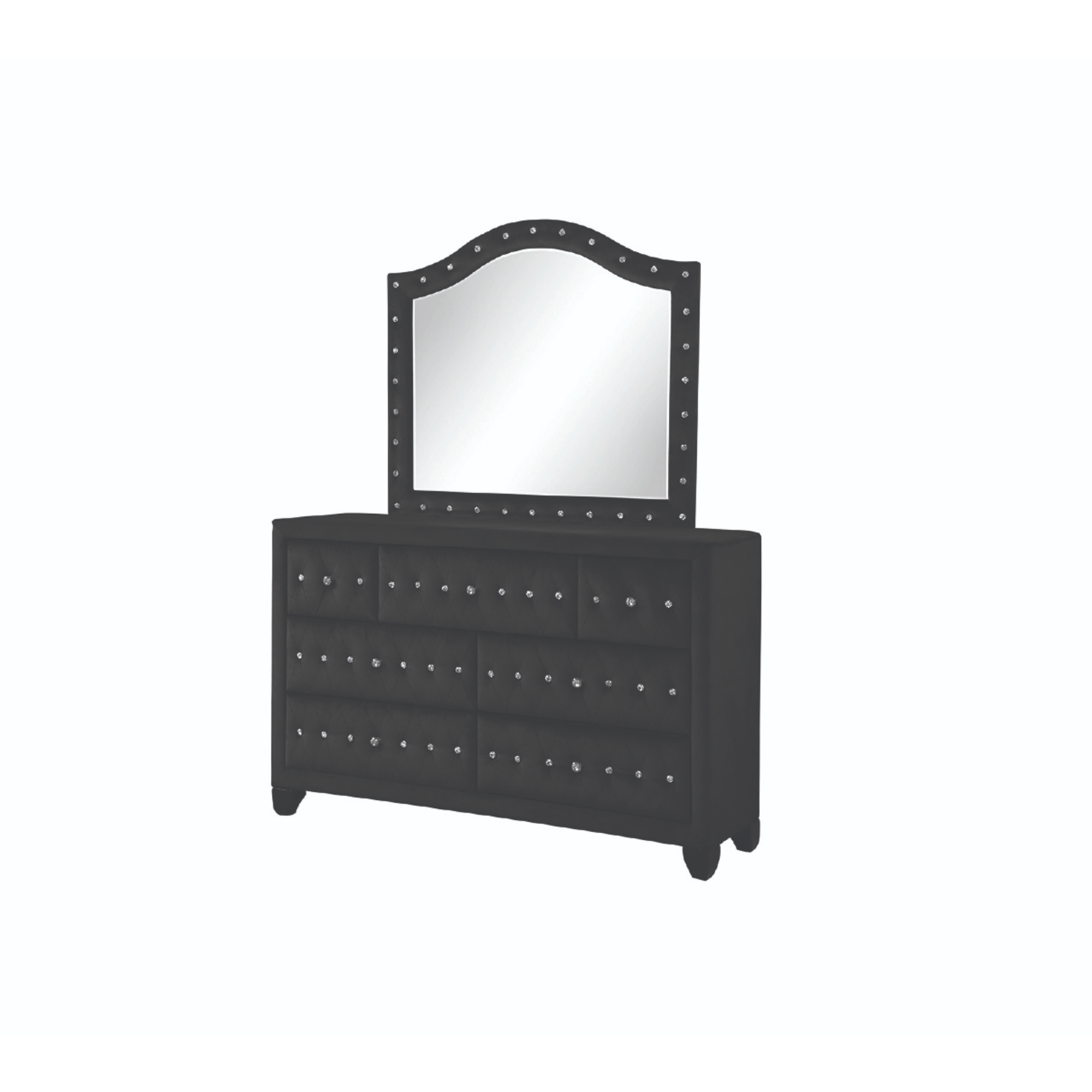 Sophia Bedroom Set in Black.