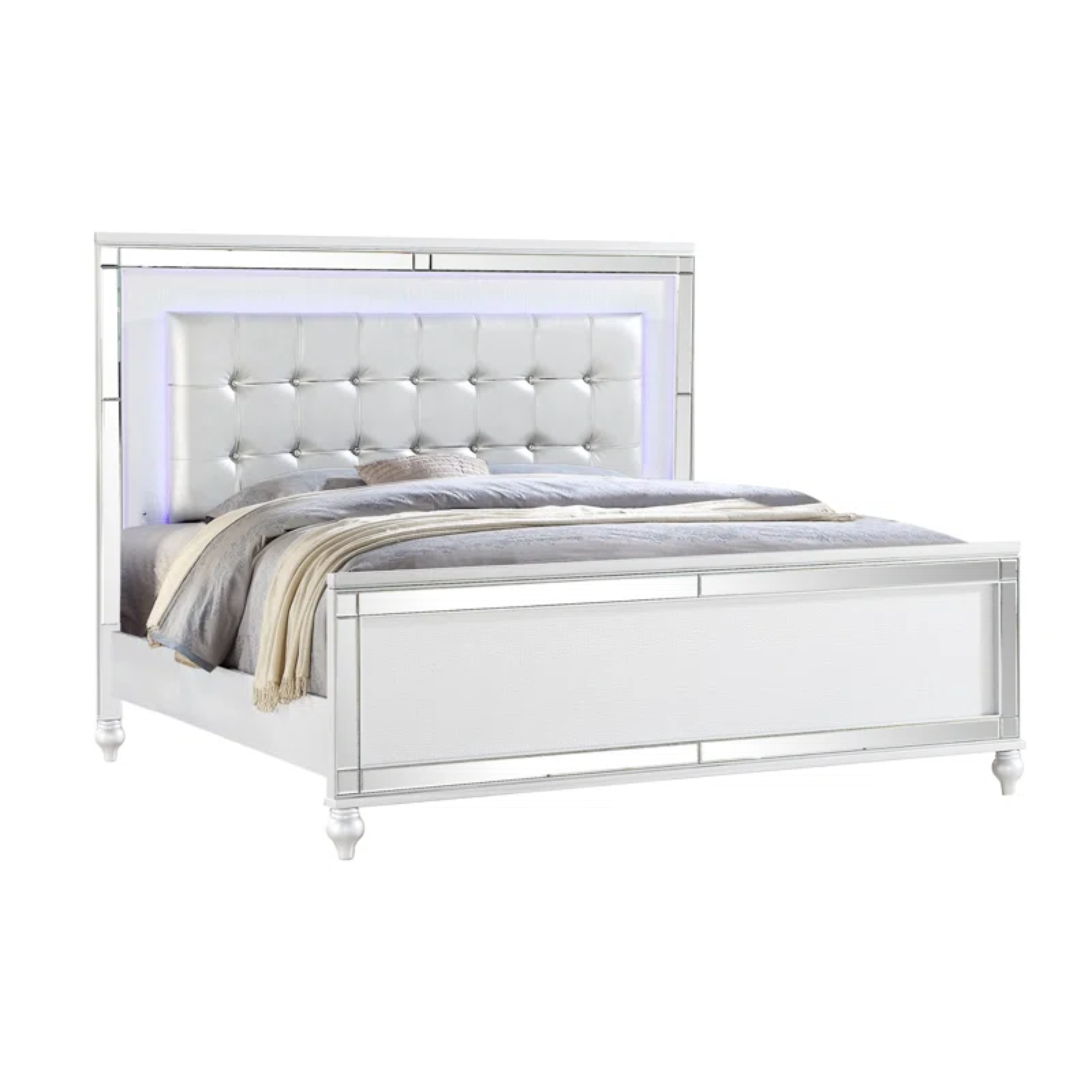 Sterling Bedroom Set in White.