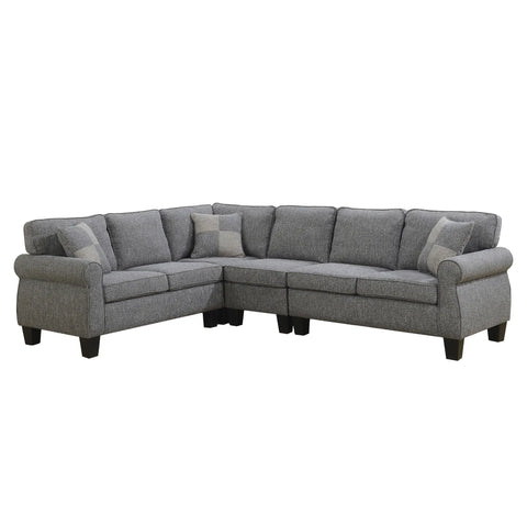 C-5351 Sectional in Grey