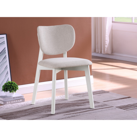 Wynter Dining Set in White Vigo 558679.